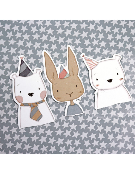 Ohana de fiesta Die-cuts of Alúa Cid