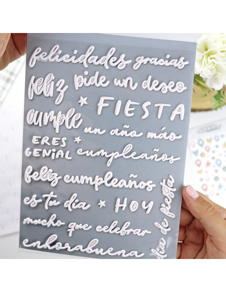 Mensajes de fiesta Puffy stickers of Alúa Cid