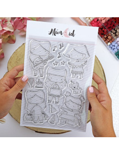 Familia de fiesta stamp & dies set | Ohana de fiesta collection
