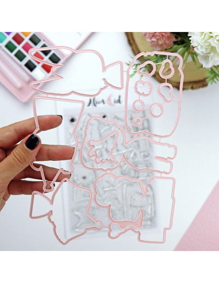 Mucho que celebrar stamp & dies set | Ohana de fiesta collection