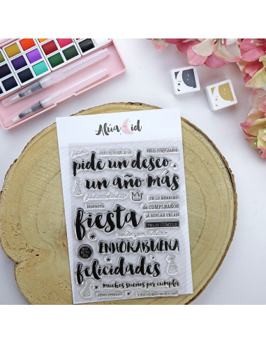 Pide un deseo stamp set | Ohana de fiesta collection