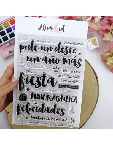 Pide un deseo stamp set | Ohana de fiesta collection