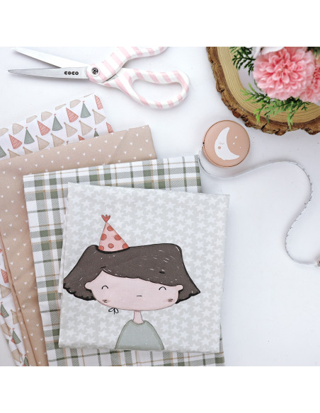 Melina fabric Panel | Ohana de fiesta collection