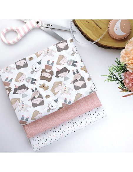 5m Cupcakes printed fabric | Ohana de fiesta by Alúa Cid