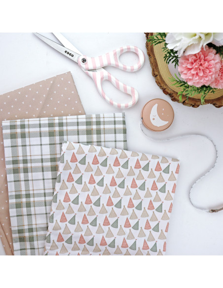 5m Cuadros de fiesta printed fabric | Ohana de fiesta by Alúa Cid