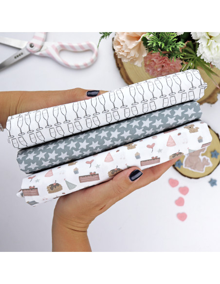 5m 4 de Julio printed fabric | Ohana de fiesta by Alúa Cid