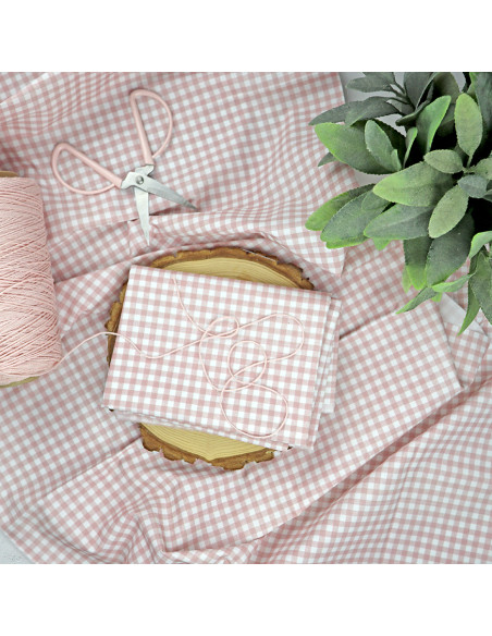 5m Minivichy Teja printed fabric | Rita's Diary by Alúa Cid