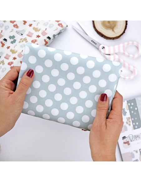 5m Lunares invierno printed fabric | Rita's Diary by Alúa Cid