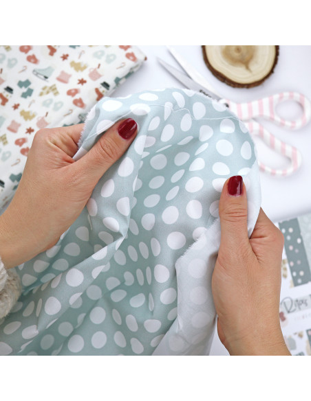 5m Lunares invierno printed fabric | Rita's Diary by Alúa Cid