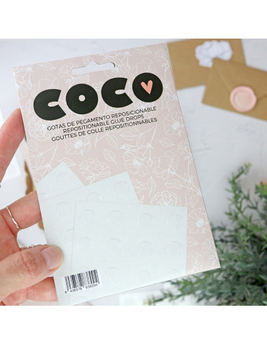 Removable Glue Drops