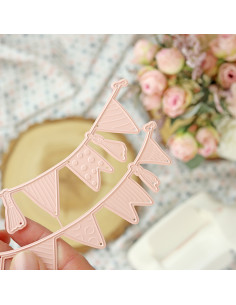 Banderolas Die set | Ohana de fiesta collection by Alúa Cid