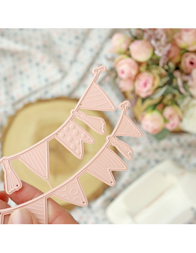 Banderolas Die set | Ohana de fiesta collection by Alúa Cid