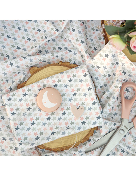 5m Estrellas de fiesta printed fabric | Ohana de fiesta by Alúa Cid