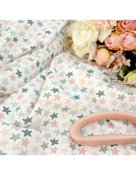 5m Estrellas de fiesta printed fabric | Ohana de fiesta by Alúa Cid