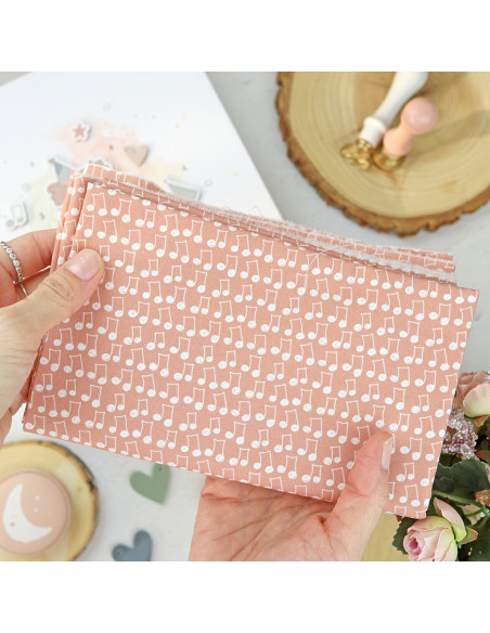 5m Mozart printed fabric | Ohana de fiesta by Alúa Cid