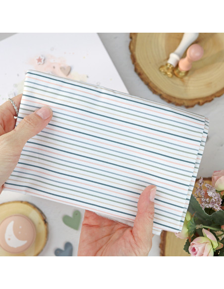 5m Listas de fiesta printed fabric | Ohana de fiesta by Alúa Cid