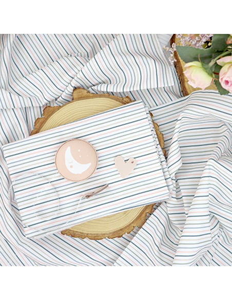 5m Listas de fiesta printed fabric | Ohana de fiesta by Alúa Cid