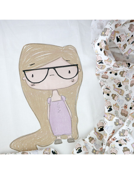 Rapunzel fabric Panel | Fantasía collection
