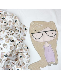 Rapunzel fabric Panel | Fantasía collection 2