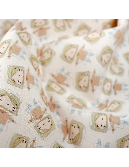 5m Chubasqueros printed fabric | Fantasía collection