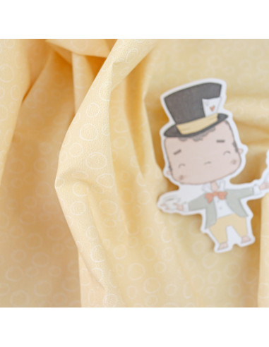 5m Pompero printed fabric | Fantasía collection