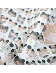 5m Diademas printed fabric | Fantasía collection 2