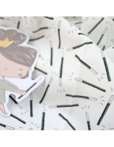 5m Varita printed fabric | Fantasía collection