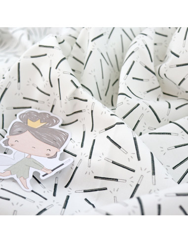 5m Varita printed fabric | Fantasía collection