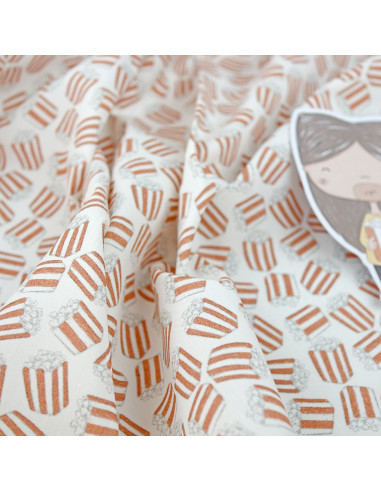 5m Palomitas printed fabric | Fantasía collection