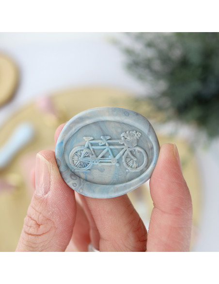 Bicicleta wax seal | Alúa Cid