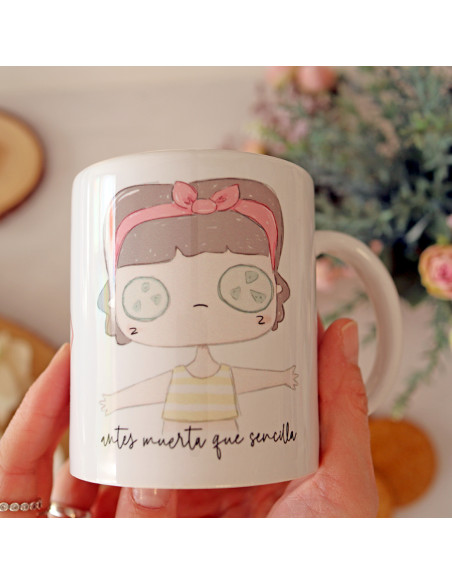 Antes muerta que sencilla mug | Alúa Cid