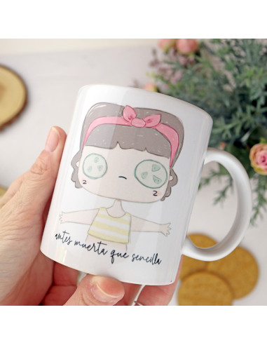Antes muerta que sencilla mug | Alúa Cid