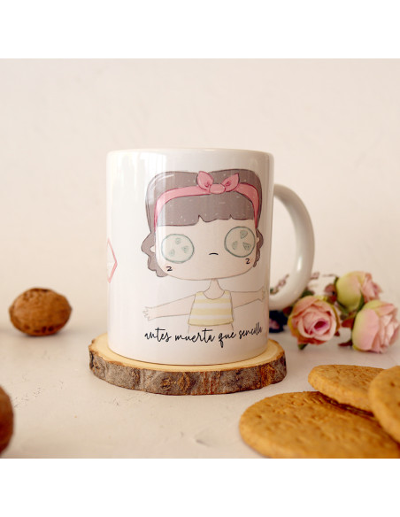 Antes muerta que sencilla mug | Alúa Cid