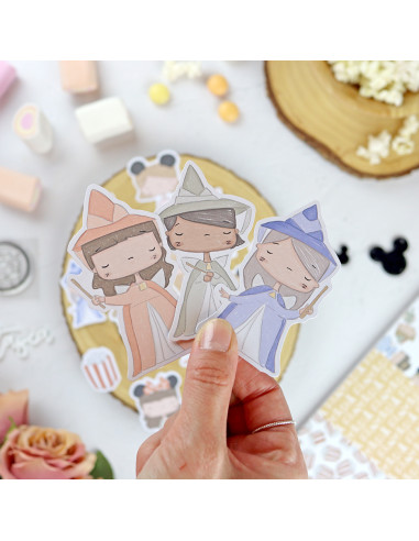 Fantasía Ilustraciones die-cuts set | Alúa Cid