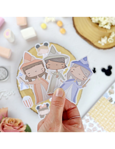Fantasía Ilustraciones die-cuts set | Alúa Cid