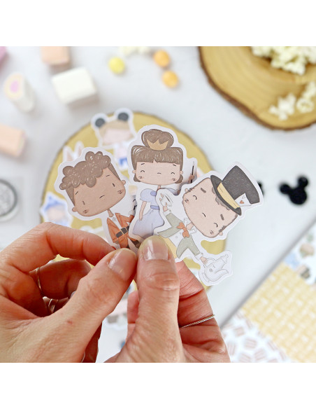 Fantasía Ilustraciones die-cuts set | Alúa Cid