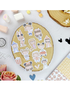 Fantasía illustrations Die cuts | Alúa Cid design