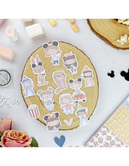 Fantasía Ilustraciones die-cuts set | Alúa Cid