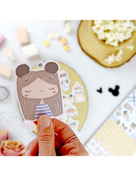 Fantasía illustrations Die cuts | Alúa Cid design