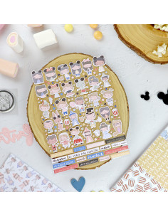 Fantasía puffy stickers | Alúa Cid design 2