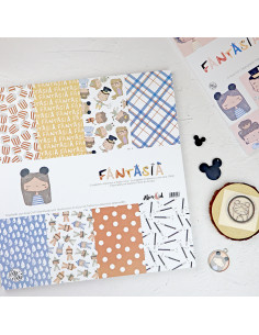 Fantasía 12" paper pad | Alúa Cid design