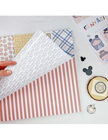 Fantasía 12" paper pad | Alúa Cid design