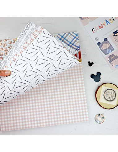 Fantasía 12" paper pad | Alúa Cid design