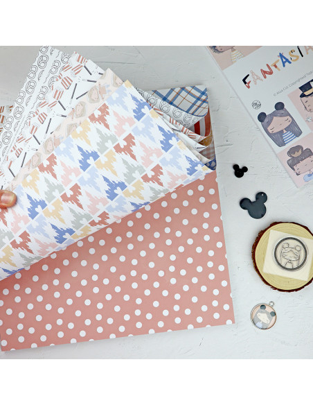 Fantasía 12" paper pad | Alúa Cid design