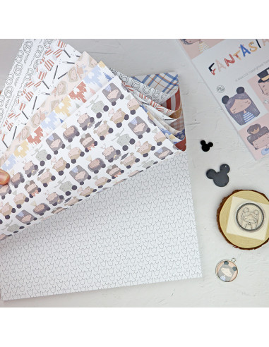 Fantasía 12" paper pad | Alúa Cid design