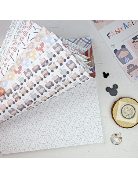 Fantasía 12" paper pad | Alúa Cid design