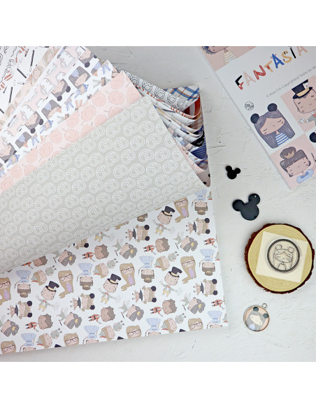 Fantasía 12" paper pad | Alúa Cid design