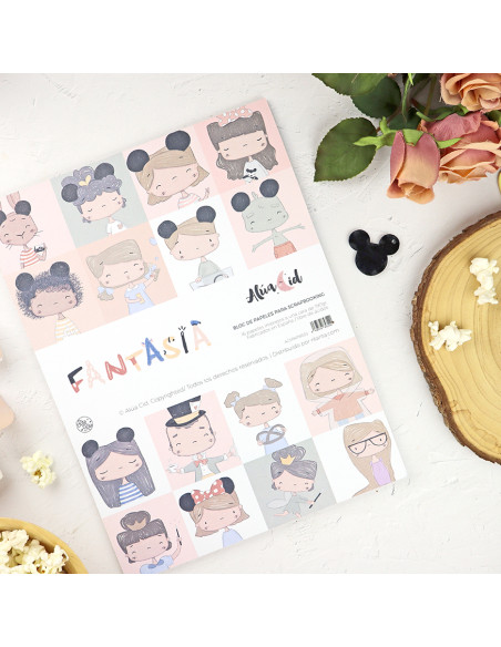 Fantasía Ilustrations paper pad | Alúa Cid design