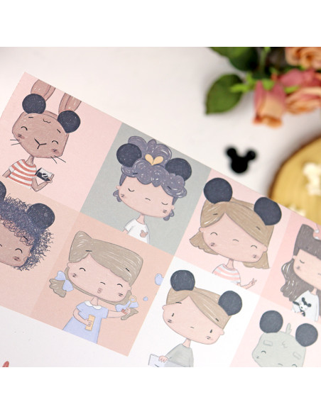 Fantasía Illustrations paper pad | Alúa Cid design