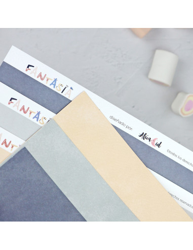 Fantasía Solid & Special paper Kit | Alúa Cid design